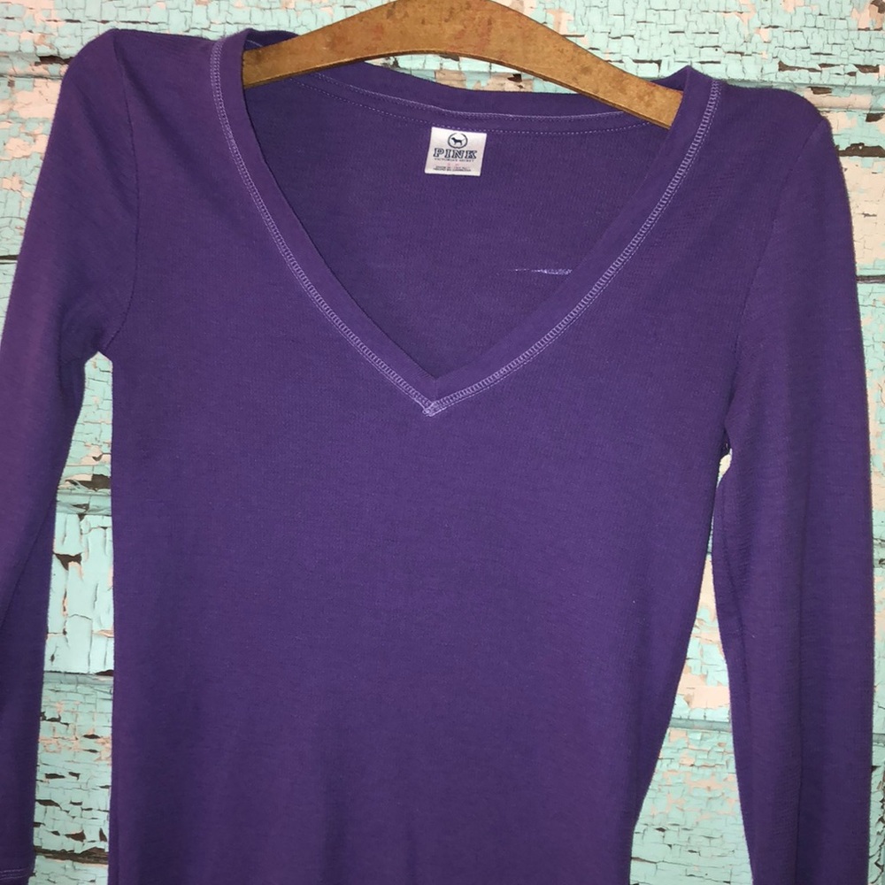 Victoria’s Secret purple long sleeve Henley S